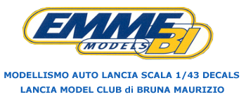 Logo Lancia model club modellismo auto scala 1/43 DECALS